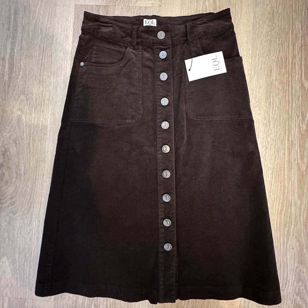 EQL by Kerrits A line corduroy skirt size 4